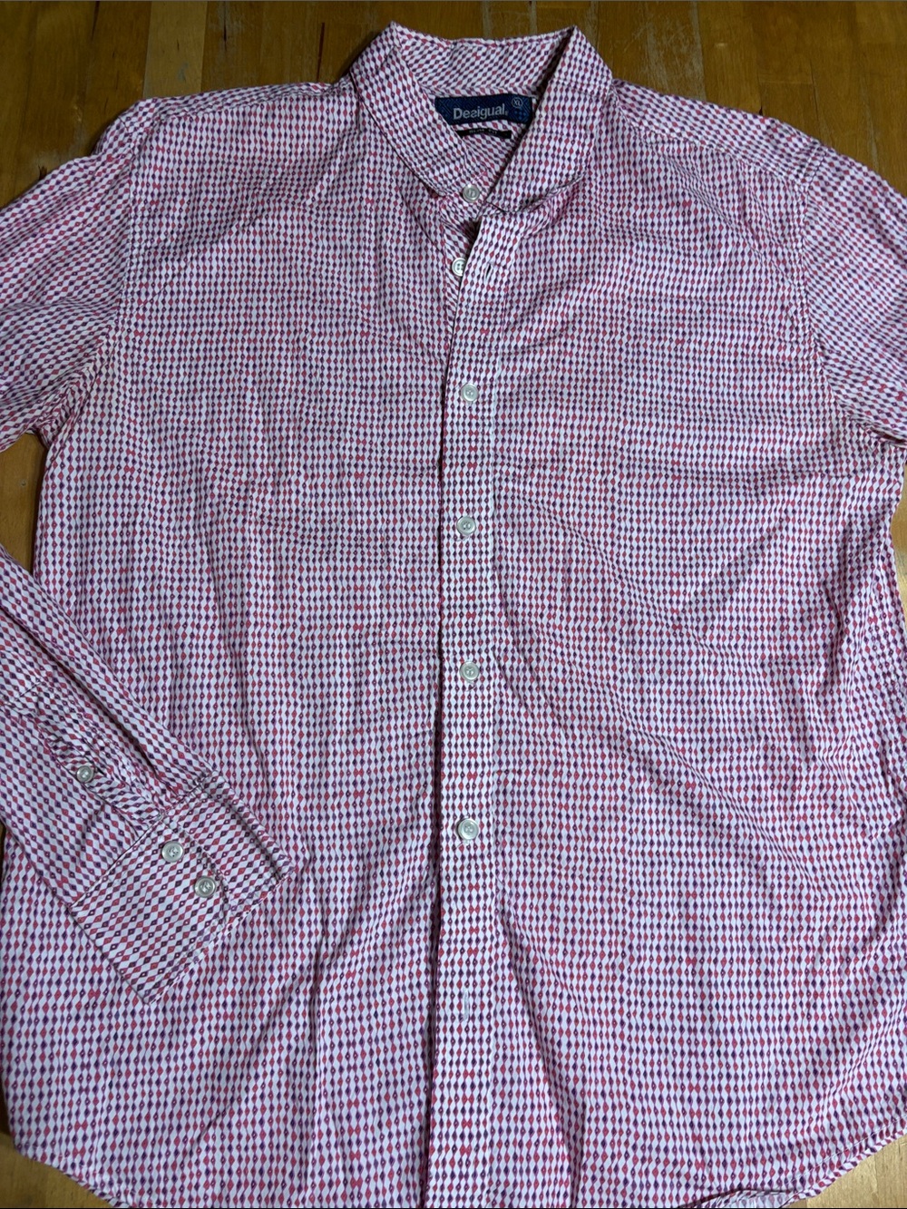 Desigual Men’s Long-Sleeve Button-Up Shirt